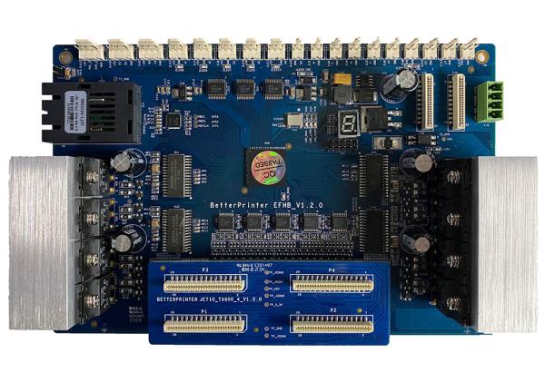 Anunciar a maquinaria da impressão da foto parte o jogo principal da placa da cabeça de impressão 4 TX600 para a impressora a jato de tinta UV de matéria têxtil do tela plano
