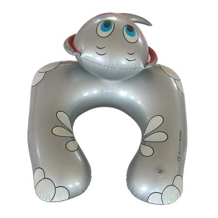 Customized vivid EN71 pvc inflatable  sheep cartoon baby float ring