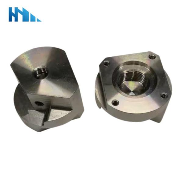 Customized Size Titanium Machining Services Medical Device Parts Anodized Surface