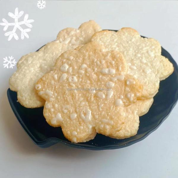 Корейские торты креветки Senbei испекли креветку для того чтобы напудрить азиатских шутих риса
