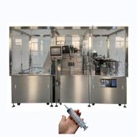 Máquina de enchimento de seringas descartáveis totalmente automática Máquina de enchimento de seringas pré- enchidas