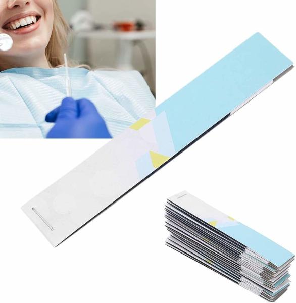 Dental Dentist Articulating Paper Blue Strips Dental Lab Products Straight Shape Articulating Paper Dental