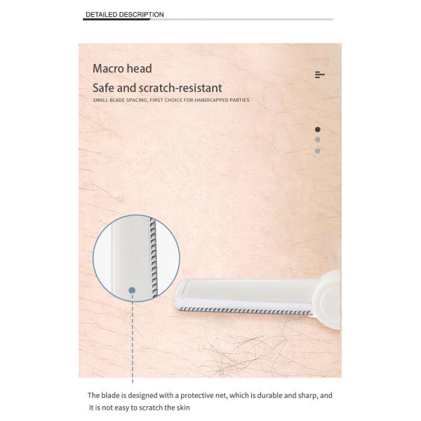 Триммер брови белого см дамы Бритвы SS 18*4*2 нержавеющей стали гибкий