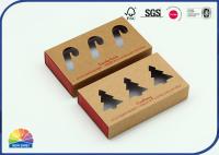 Cajón que resbala la caja de papel impresa Matte Lamination de 350gsm Kraft