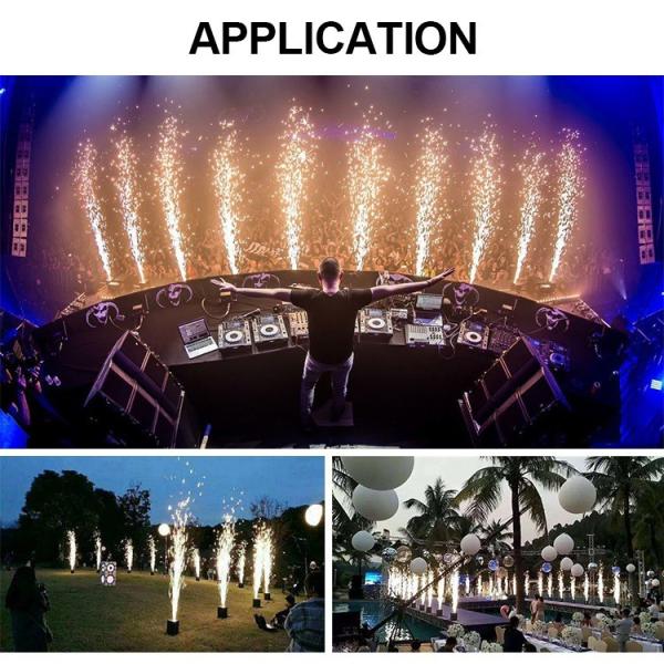 600W DMX LED Luzes de palco Máquina Sparkler Frio para Homei Efeito de palco e segurança