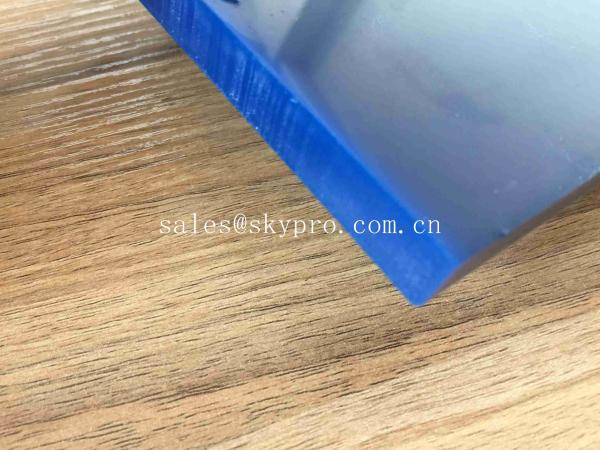 Dark Blue Polyurethane PU Flat Skirt Sheet Industrial Production Line PU Rubber Skirt Board for Conveyor Belt