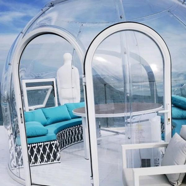 Airtight PC Transparent Clear Bubble Tents For Outdoor Camping