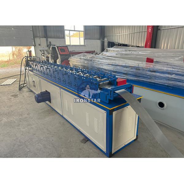 “High Speed Galvanized Steel Rolling Shutter Strip Roll Former Garage Shutter Door Profile Forming Machine For USA Commercial Building Rolling Shutter Door Forming Equipment Industrial Metal Shutter ”