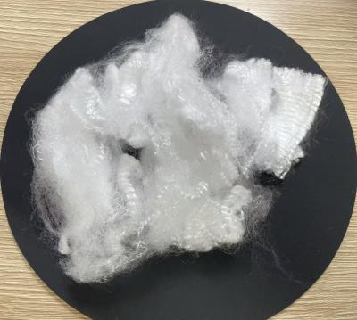 Polypropylene Staple Fiber 6D×100mm UV Resistant White