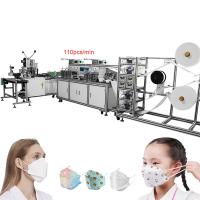 de 120pcs/Min 15Kw de l'antivirus KN95 de masque de machine ligne de textile tissé non