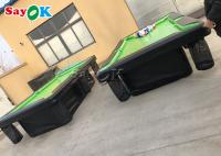 Mesa de billar inflable sellada aire inflable del PVC del juego que rueda 0.9m m con el soporte