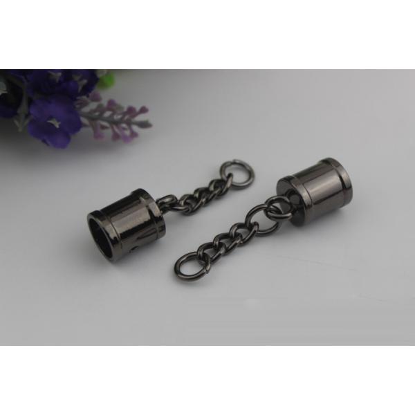 2018 Fashion light gold metal bead rope end cap metal caps for tassel bag accessory