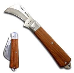 High Carbon Steel Harvesting Sickle Shaped Folding Sickle Knife Heat Treatment