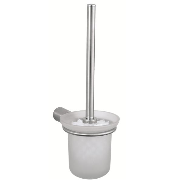 Wall Mounted Kitchen Sink Brush Caddy Glass Bathroom Cleaning Tools