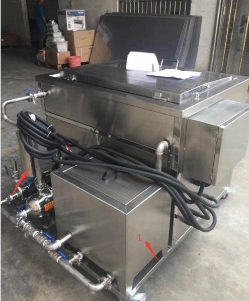 O Kitchenware, equipamento industrial da limpeza ultrassônica da grade do BBQ da bandeja da pizza para o óleo remove