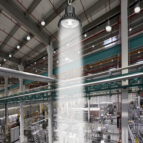 Wide Beam Angles 190m/W 5000K UFO LED High Bay Light