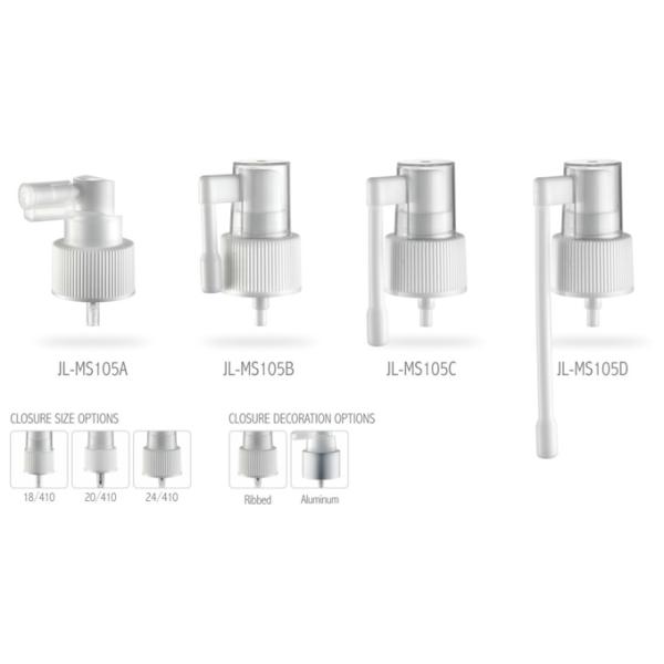 JL-MS105D 20 24 410 Fine Mist Pump Sprayers 0.11~0.13ml/T