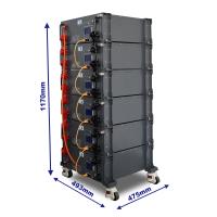 Baterias fotovoltaicas de armazenamento de energia 5kw 48V 100ah Lifepo4 Bateria Bateria solar