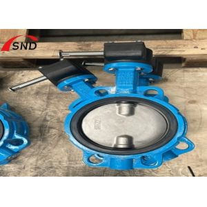 Manual Wafer Butterfly Valve Dn150 Ductile Iron Bf Valve Customized
