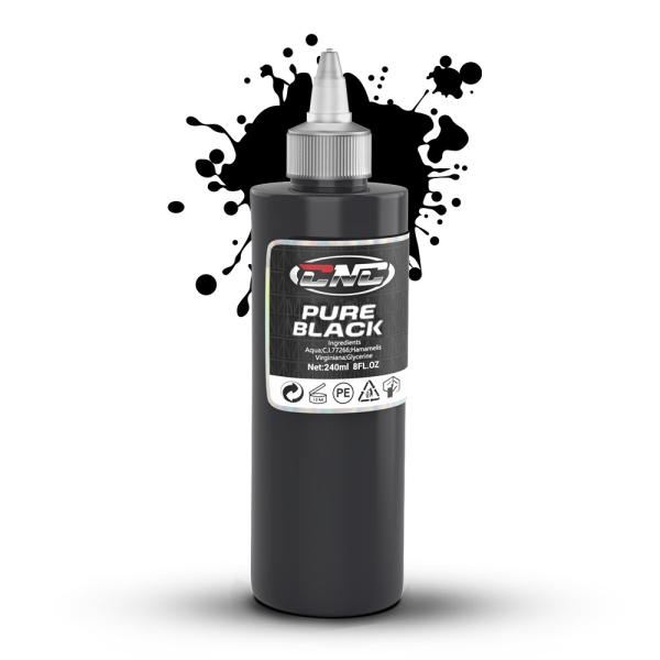 240ML Professional Black Tattoo Ink Color Tattoo Ink For Tattooing