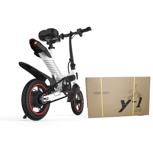 One - Second Fold Up Electric Bike , 36V Portable Electric Powered Bicycles