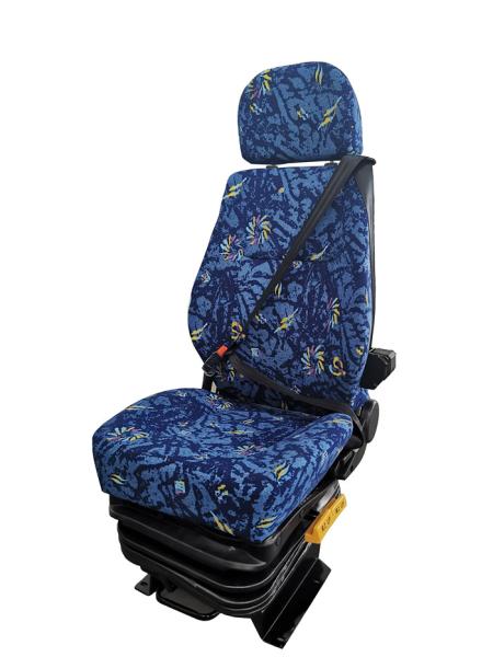 Reduced Vibration Two Point Seatbelt Bus Driver Seat Backrest Angle Adjustment 40°