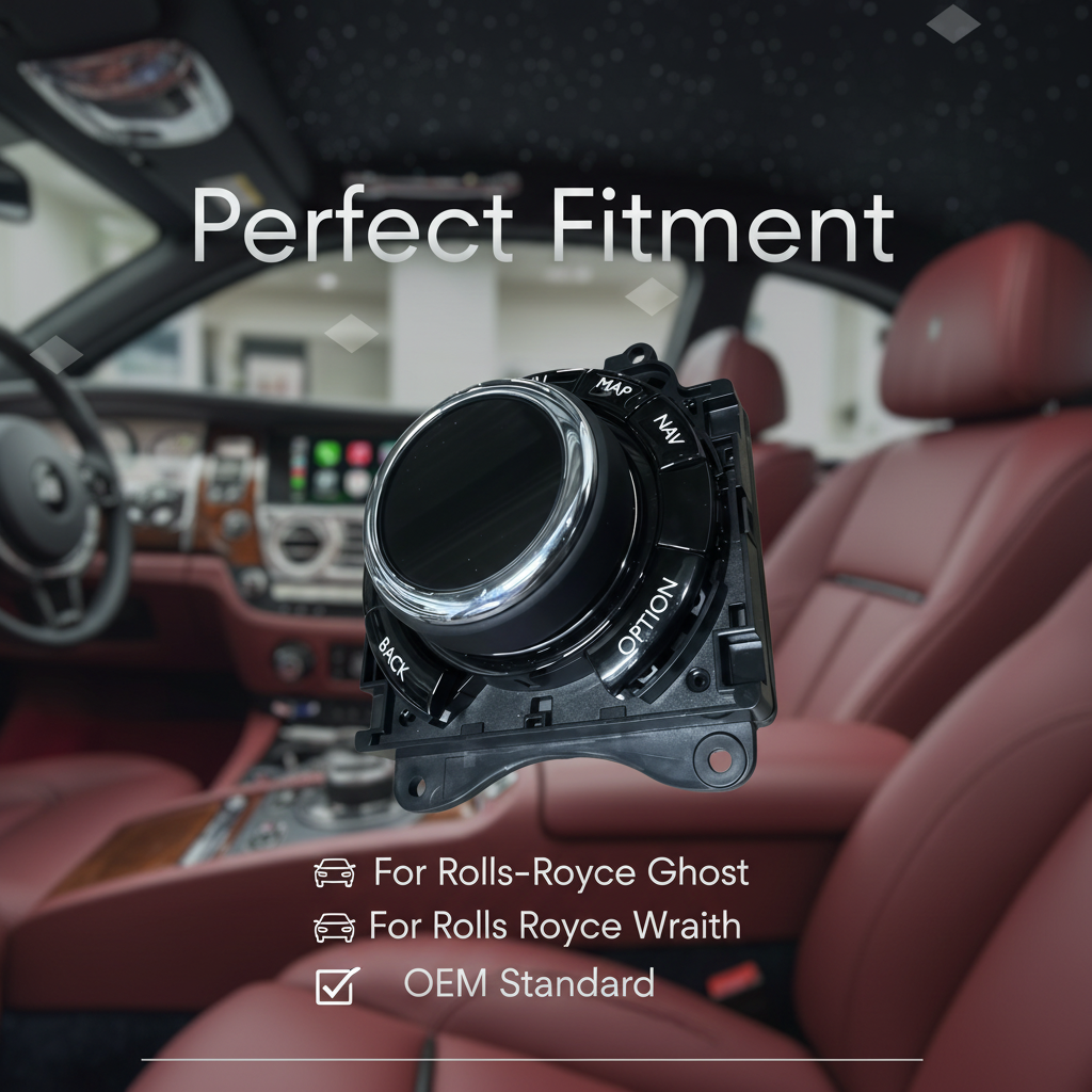 For Rolls-Royce Ghost Wraith NBT EVO Multi-functional Controller Touch Mouse Audio Switching Vehicle Entertainment System