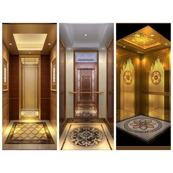 Лифты нержавеющей стали зеркала небольшие классические для вилл поднимают 450 к 1600KG