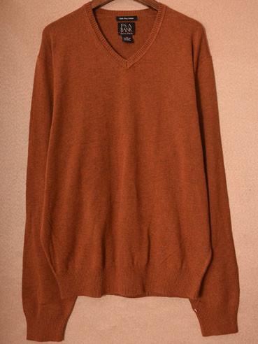 Men's V neck cotton sweaters