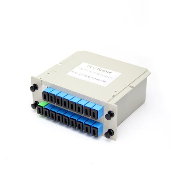 Rack Mount Connectors Cassette 1X16 SC UPC Fiber Optic Splitter
