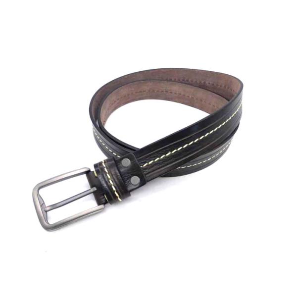 Business Casual Cowhide Mens Casual Leather Belt Alloy Pin Buckle