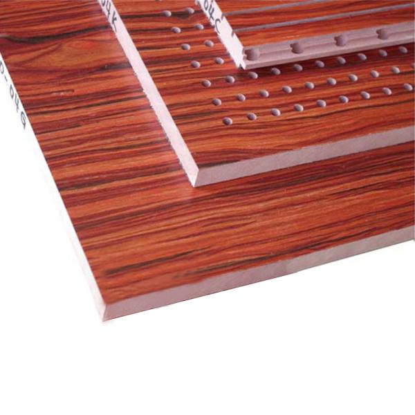 Fireproof Decorative Perforated Wood Panels Hall Wood Sound Absorption