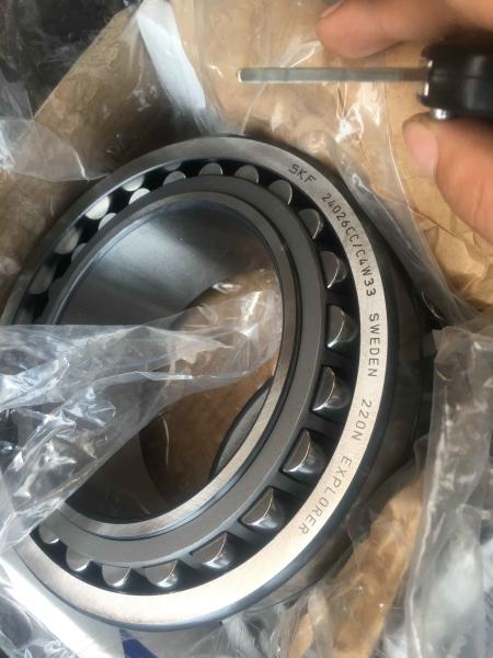 Durable Carbon Steel Bearings / Spherical Ball Bearing 2210MB For Mining Machinery