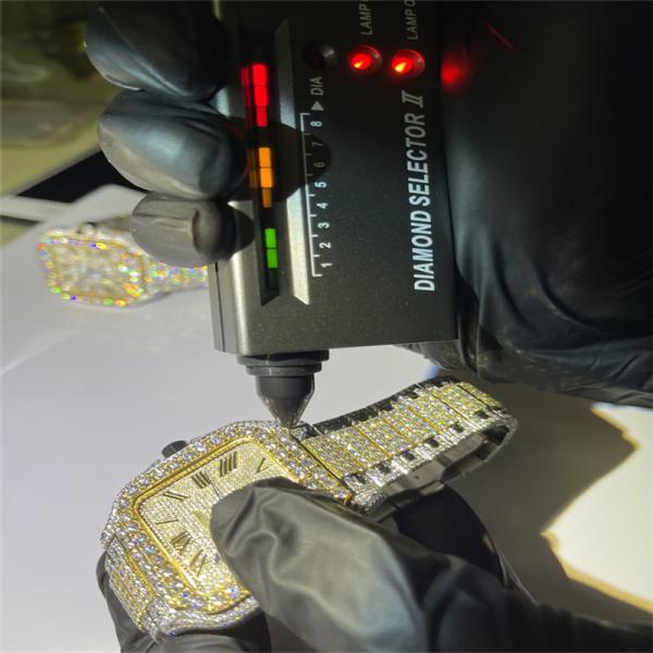 Bocarman механическое Moissanite Rolex наблюдает дозоры высококачественных людей Moissanite