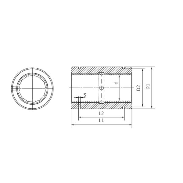 Engineering Plastic Linear Bearing Plastic Self Lubricating Bearing Closed