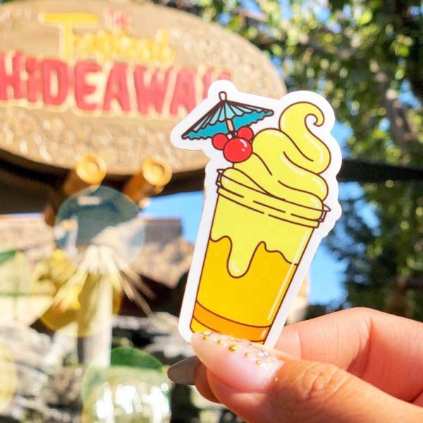 Custom Waterproof Food Kiss Cut Stickers For Ice Cream Van Truck