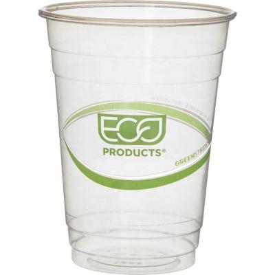Copo de PLA biodegradável de parede única 16 oz Copo compostável