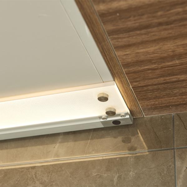 Allure Luxury White Shaker Pvc Acrylic Designs Modular Kitchen Cabinets