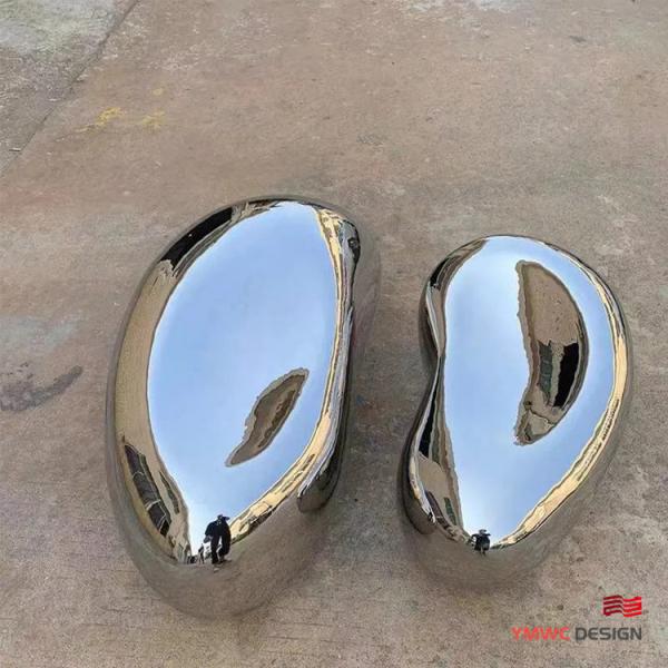 Park Decoration Sculpture Customizable Outdoor Stainless Steel Metal Mirror Sculpture