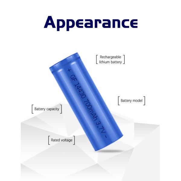 3.7 V Lithium Ion Battery Cells 14430 14500 14650 16340 18350 18500 18650