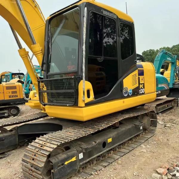 PC130-7 Second Hand Komatsu Excavators Used 13 Ton Excavator 66KW Power