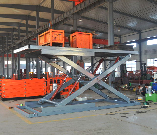 CE Certified Scissor Car Lift for Garages Portable Vehicle Transport