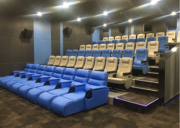 Стулья кино софы Recliner театра верхнего сегмента неподдельные кожаные