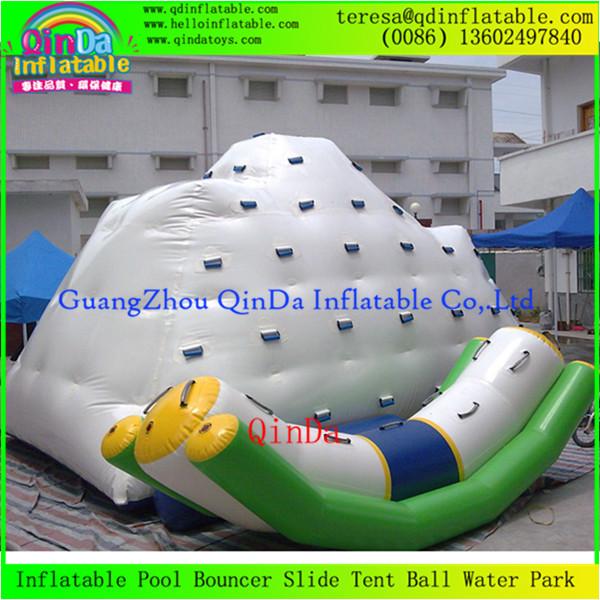 Commercial Grade Climbing Mountain Climbing Tower Inflatable Water Icebergs Outdoor Iceber