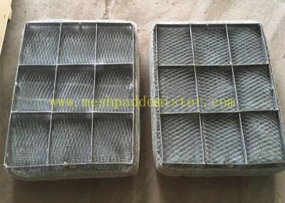 Material Mesh Pad Demister retangular da grade AISI 304 do apoio