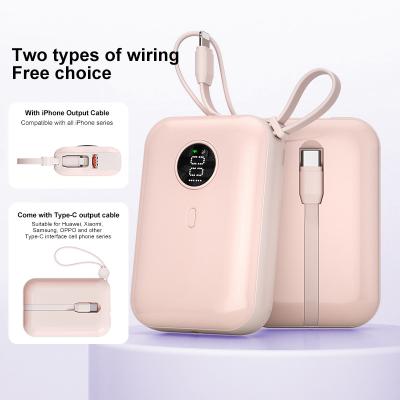 Portátil 21700 Bateria Power Bank 10000mah Carregamento rápido 79*57.7*26.9mm