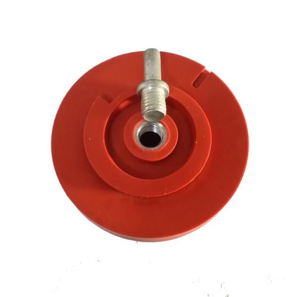 PP щетинятся электрический сверлильный аппарат нейлона Scrub щетка ручка 4 дюймов пластиковая