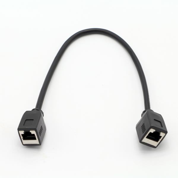 Customization 1M 2M 3M Cat5 RJ45 8P8C Female Socket To RJ45 Female Socket  Lan Ethernet Network Cable