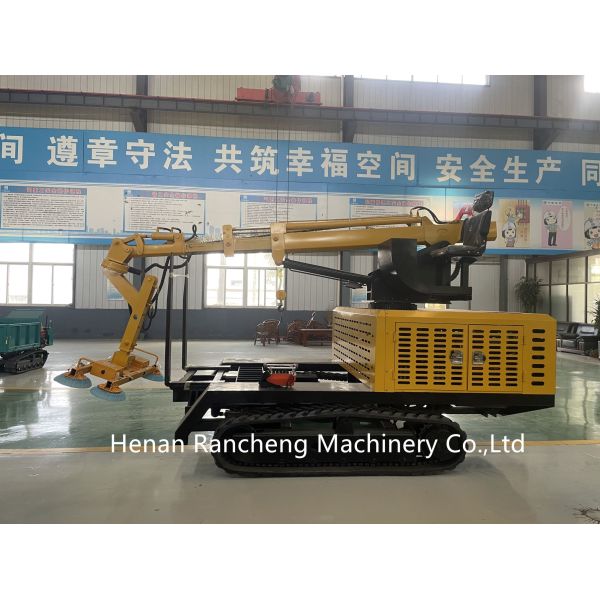 Solar Panel Installation Machine/Equipment To Install Solar Panels Semi-Autonomous Vehicle Helps Lift Solar Panels