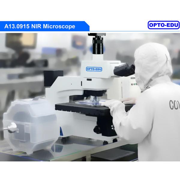 OPTO EDU A13.0915 Тринукулярный металлургический микроскоп полу-APO Моторизованный носовой участок